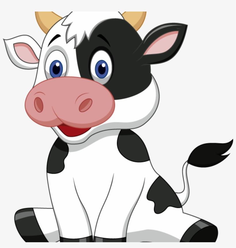 Funny Cow Clipart Animais Da Fazenda Obrzky Pinterest - Transparent Background Cow Clipart, transparent png