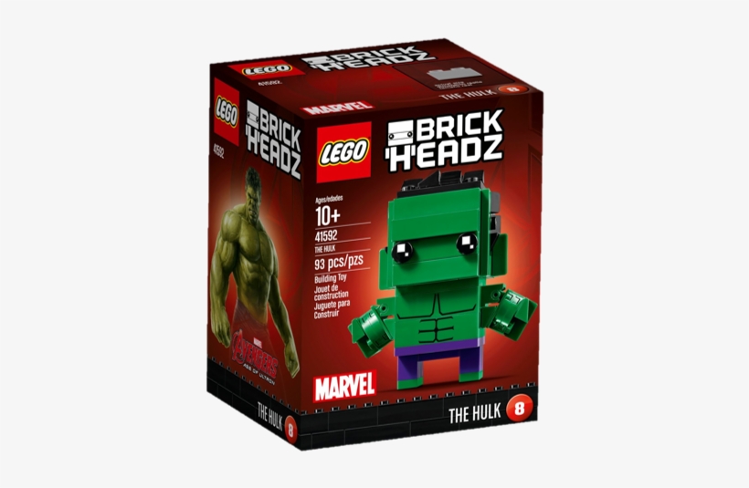 41592 The Hulk - Lego Brickheadz The Hulk 41592, transparent png