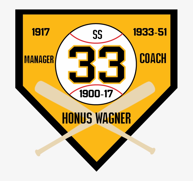 Pirates Honus Wagner - Roberto Clemente Retired Jersey, transparent png