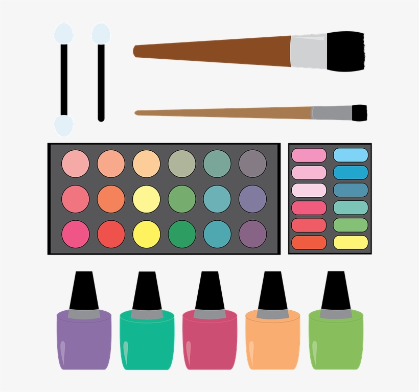 Eyeshadow Clipart Makeup Brush - Clip Art Makeup, transparent png