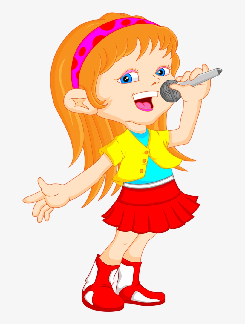 Dança * Música - Girl Singing, transparent png
