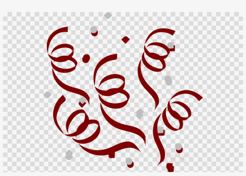 Streamers Transparent Clipart Serpentine Streamer Clip - Confetti Explosion Png, transparent png