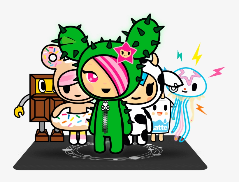 Tokidoki Characters And The Ecomi Secure Wallet - Digital Collectibles, transparent png