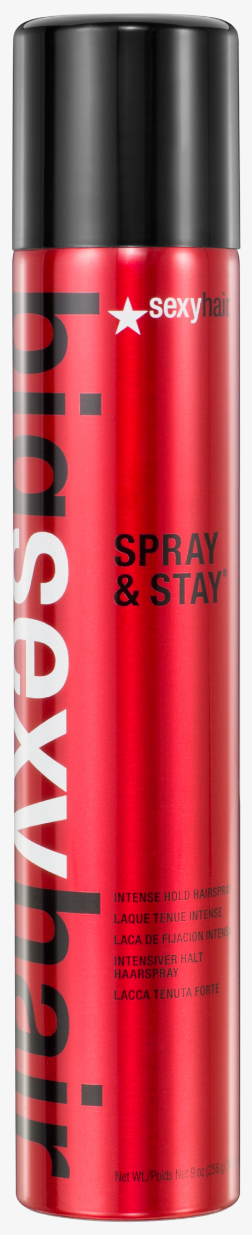 Spray & Stay Intense Hold Hairspray - Sexy Hair Spray And Stay Hairspray, transparent png