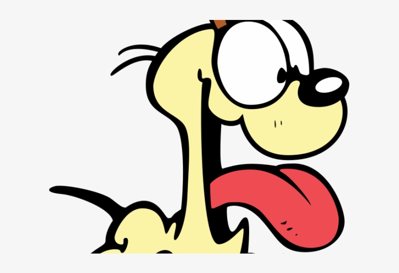 Angry Cartoon Dog - Odie The Dog, transparent png