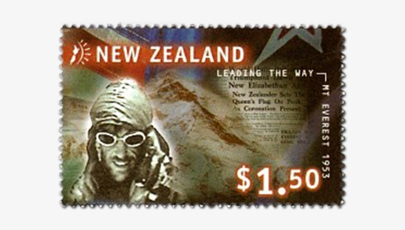 Single Stamp - 1953 British Mount Everest Expedition, transparent png