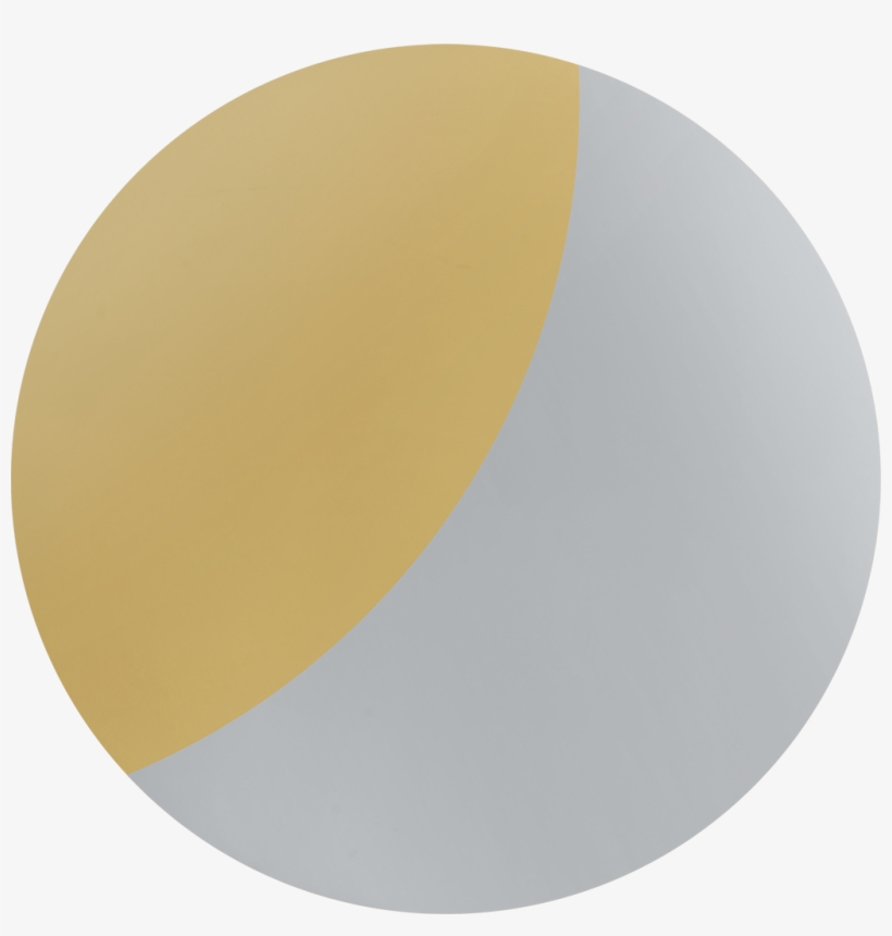 Chrome/gold Optic - Circle, transparent png