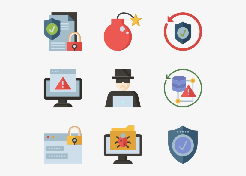 Cyber Security - Infection, transparent png