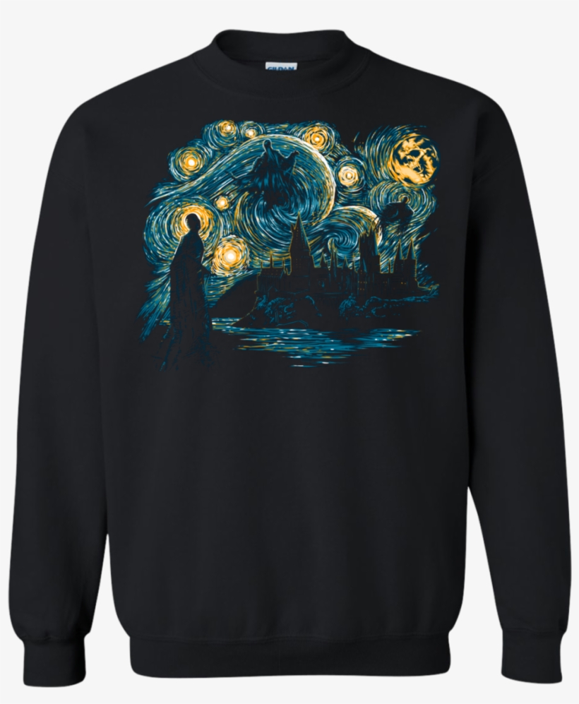 Starry Dementors Crewneck Sweatshirt - Sweater, transparent png