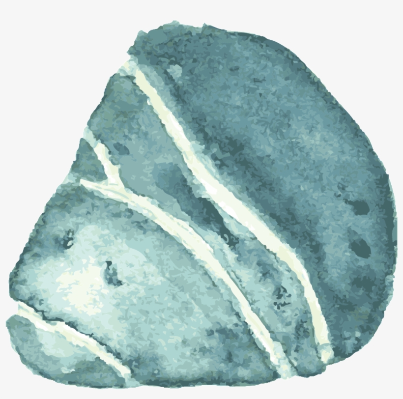 Blue Shell Cartoon Png Transparente - Rock, transparent png