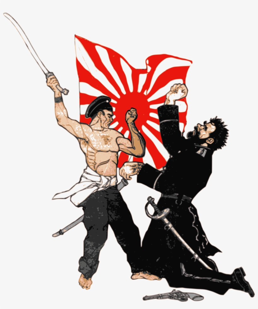 War, Combatants, Sword, Japan, Russia, Flag - Russian Japanese War Art, transparent png