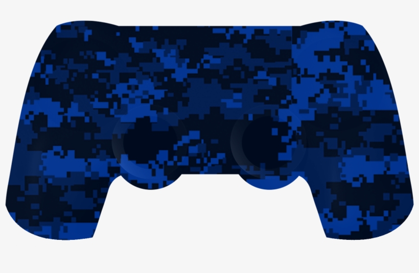 Blue Digital Camo Ps4 Front Shell - Red And Black Camo, transparent png