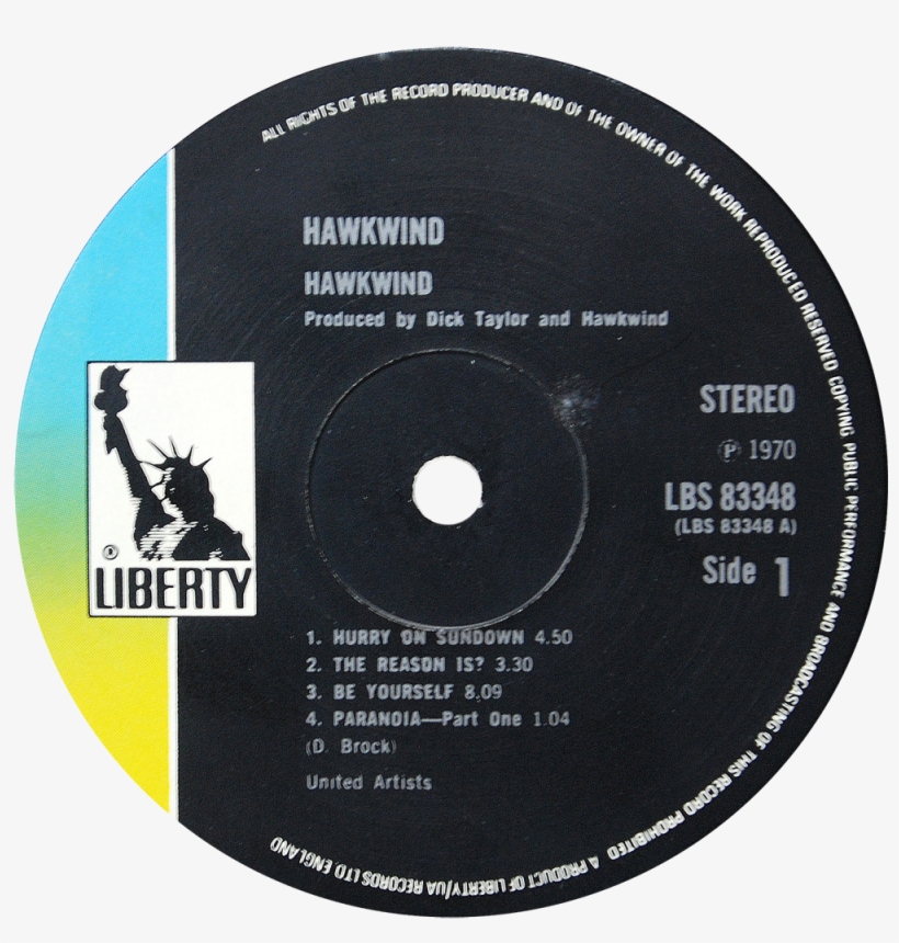 Old Png Liberty Rare Collector Royalty Free - Hawkwind - Hawkwind, transparent png