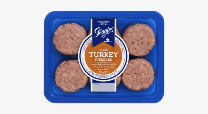 Turkey Rissoles Fresh - Steggles Turkey Rissoles, transparent png