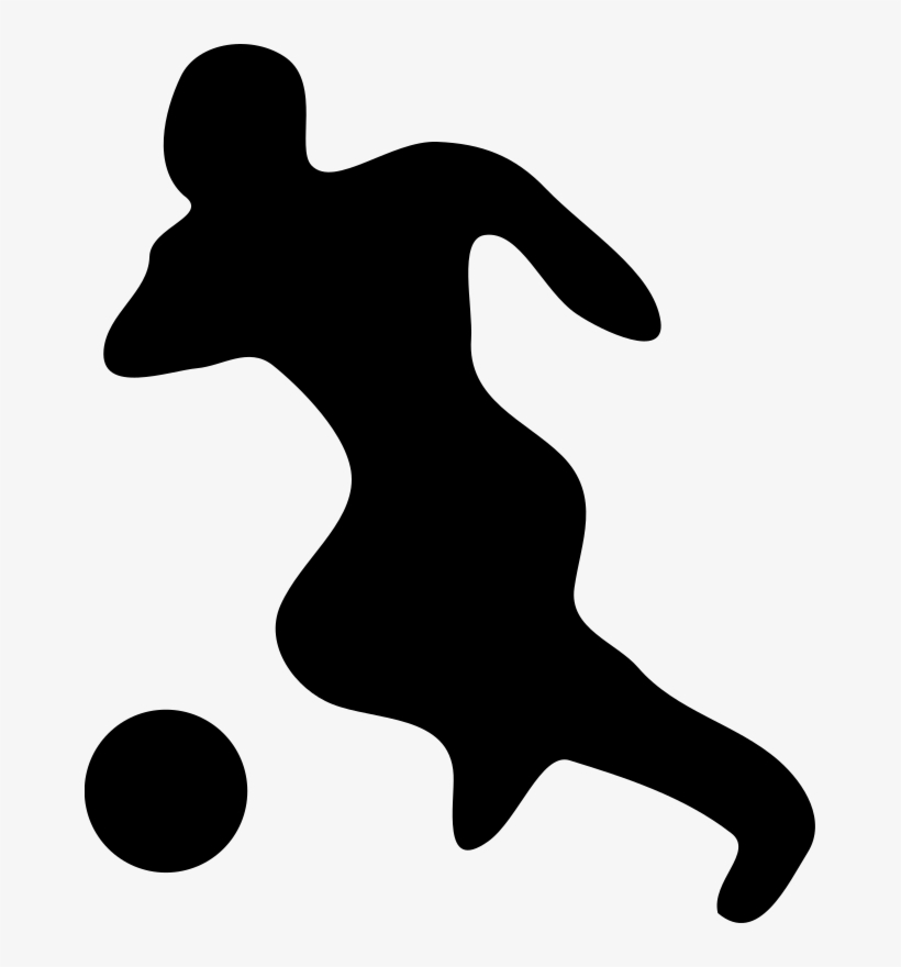 Soccer Player Silhouette Clip Art - Custom Soccer Player Silhouette Shower Curtain, transparent png