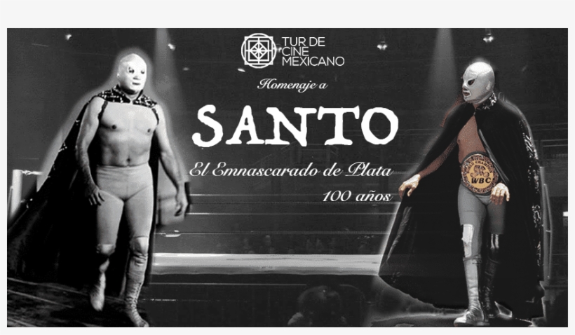 Santo, El Enmascarado De Plata Será La Imagen Del Tur - 100 Años Del Santo, transparent png