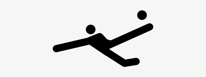 Football Player Silhouette Kicking Ball Vector - Ball, transparent png