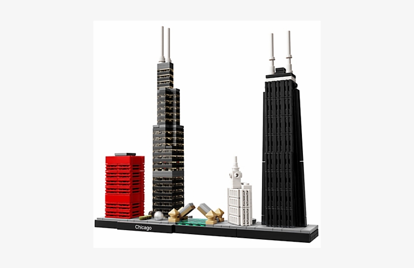 Chicago Skyline Png - Lego Architecture Chicago Skyline, transparent png