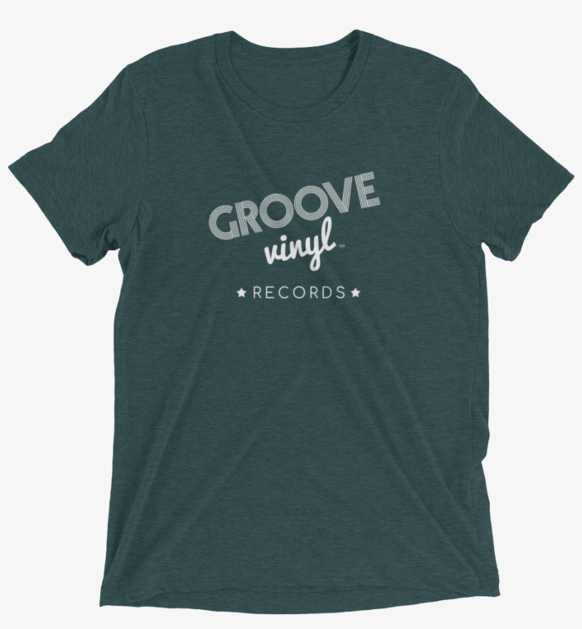 Groove Vinyl Records Logo Tri Blend Crewneck T Shirt - Gifts For Football Fans - Jj Watt - Texans - Nfl, transparent png
