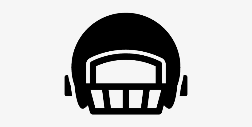 American Football Player Helmet Vector - American Football, transparent png