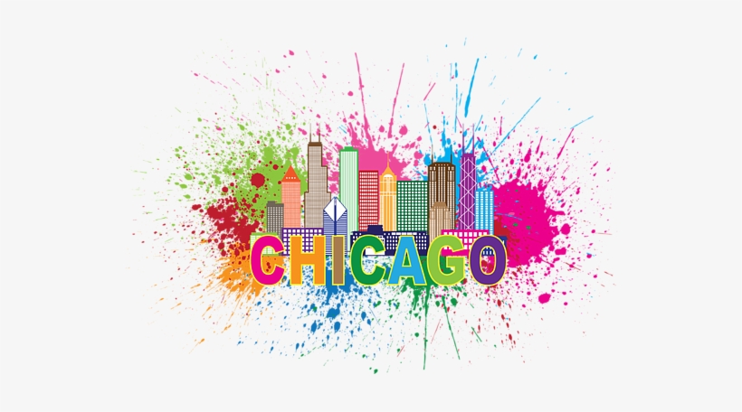 Bleed Area May Not Be Visible - Clipart Of Chicago Skyline, transparent png