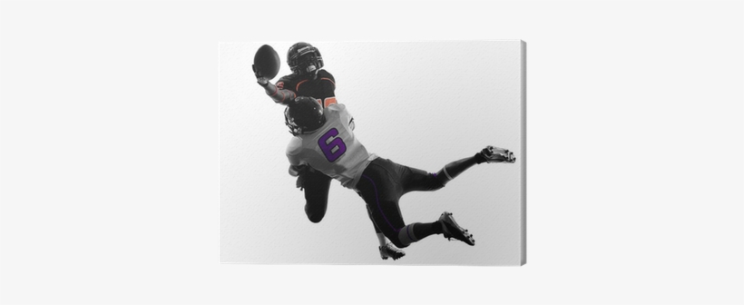 Two American Football Players Tackle Silhouette Canvas - Samsung Galaxy S3 Mini Gt-i8190 - Customized Case, transparent png