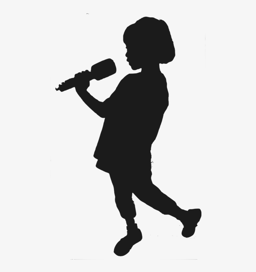 Girl Guitar Player Silhouette, transparent png