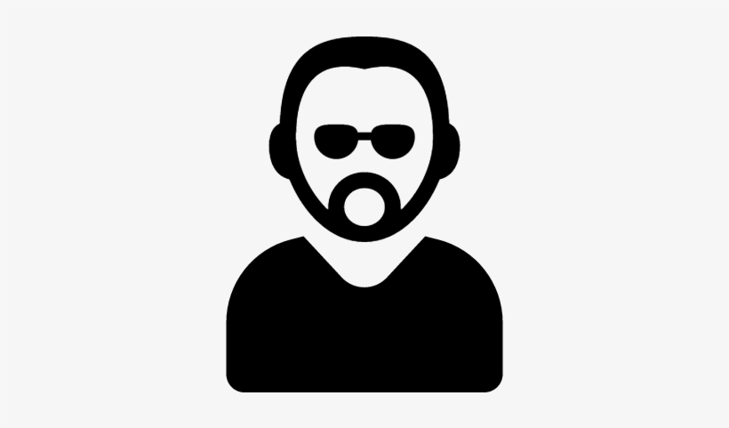 Man With Sunglasses Vector - Icon, transparent png