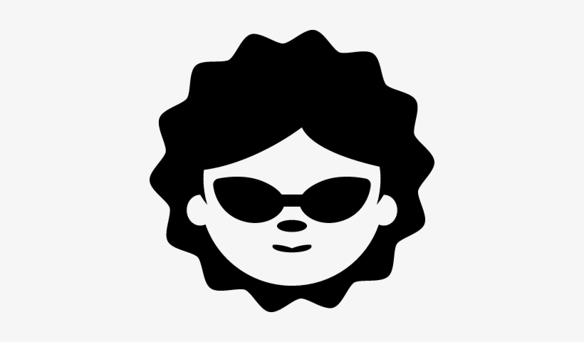 Woman Face With Sunglasses Vector - Conversation, transparent png