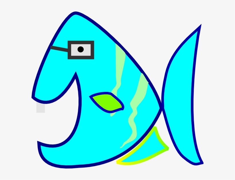 Fish With Glasses Svg Clip Arts 600 X 547 Px, transparent png