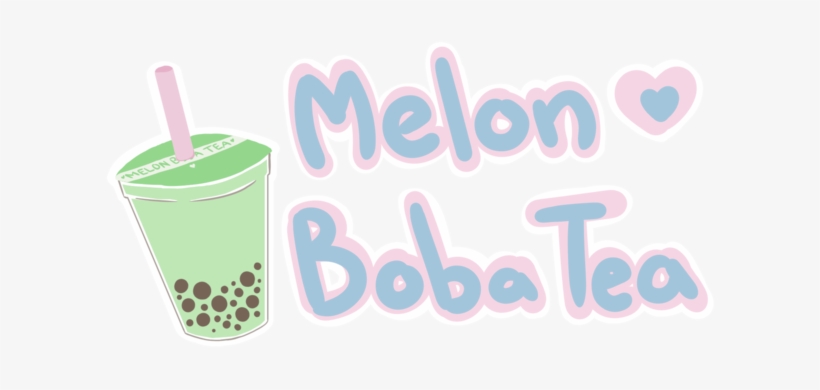 Melon Boba Tea Store, transparent png