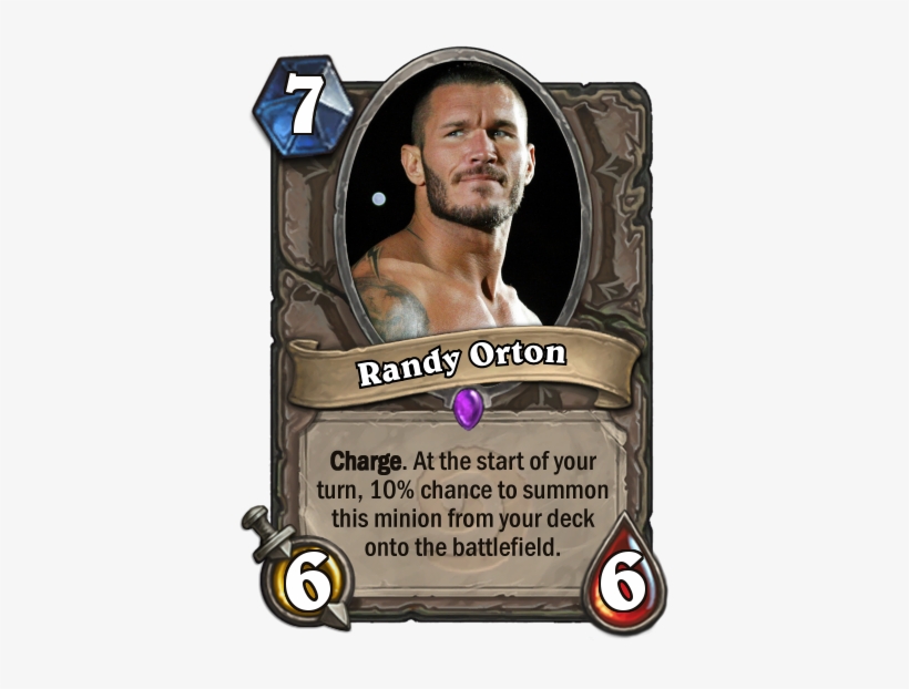 Rko Outta Nowhere - Knights Of The Frozen Throne Honest Cards, transparent png