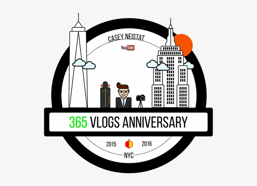 365 Vlogs Anniversary, Casey Neistat - Jurassic Park, transparent png
