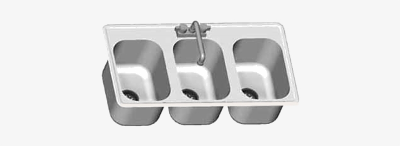 Sr16-19-13.5-3 Eagle Group - Drop-in Sink, 3 Compartment,, transparent png