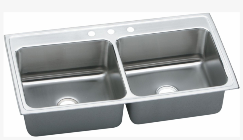 Pic Of 3h - Elkay Kitchen Sink Dlr Lustertone Deep Bowl Double, transparent png