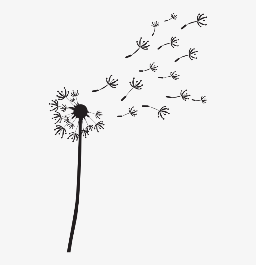 Vinilo Decorativo Naturaleza, "diente De León" Dandelion - Diente De Leon Vinil, transparent png