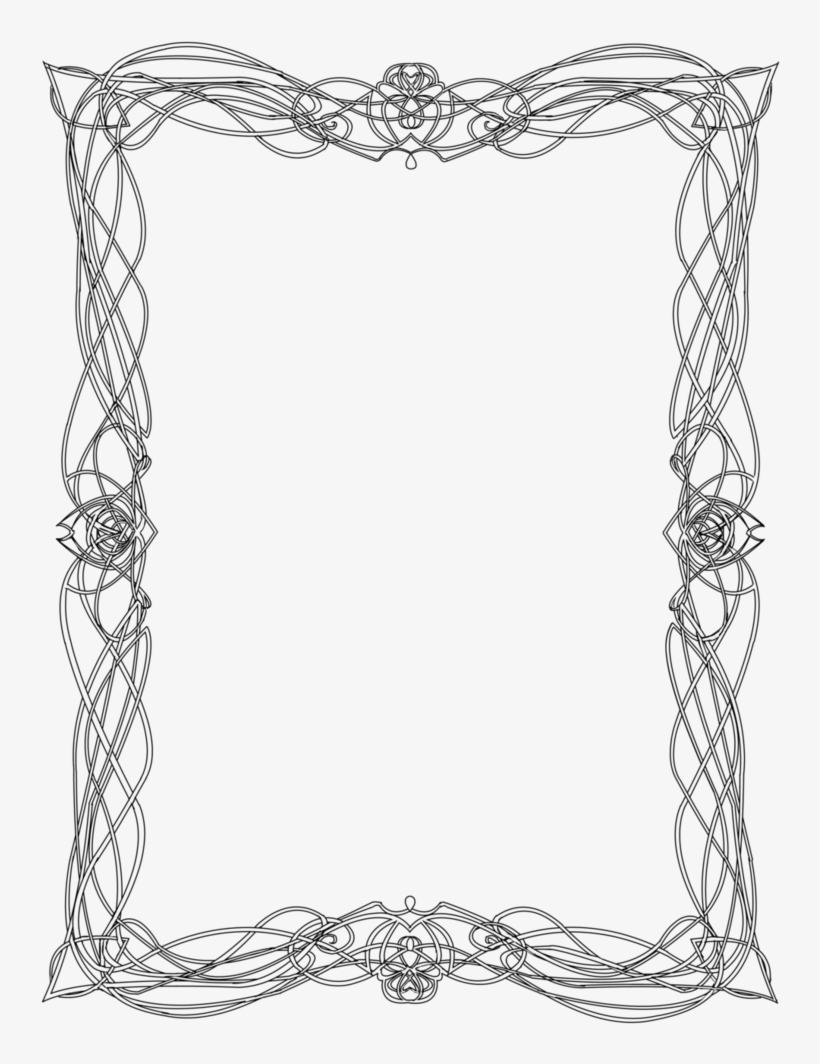 Border By Crimsonfuture On Clipart Library - Clip Art, transparent png