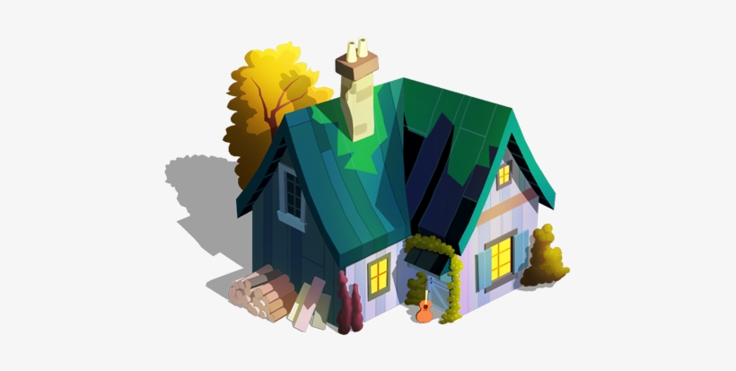 Log Cabin - House, transparent png