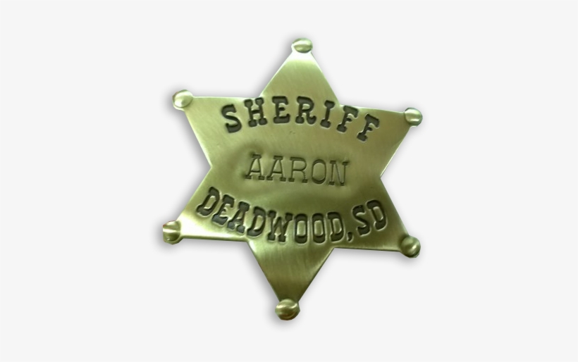 Deadwood Sheriff Badge X8200 P-z - Badge, transparent png