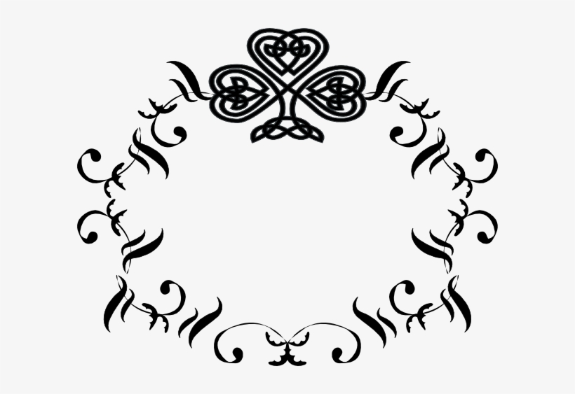 Celtic Clip Art At - Floral Wedding Monogram Png, transparent png