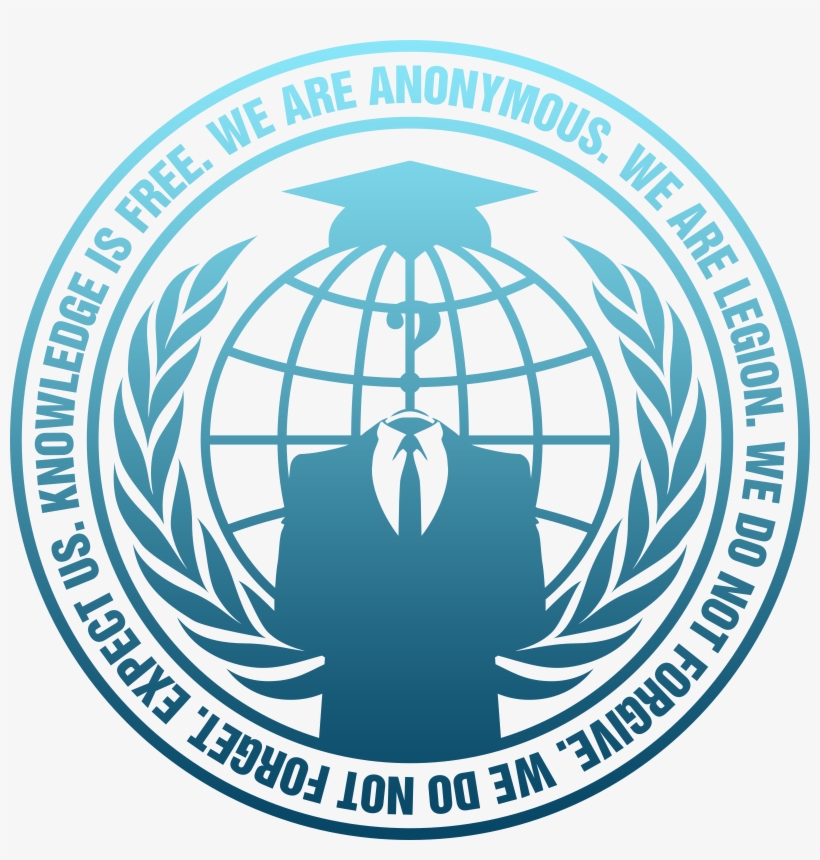 Vector Library Stock Anu National University Hackerz - Anonymous Sticker, transparent png