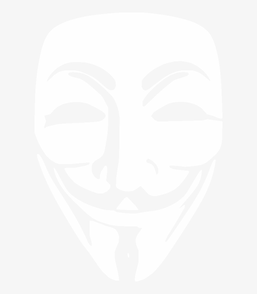Image Library Download Hackers Face Mask Graphics On - Anonymous Svg, transparent png