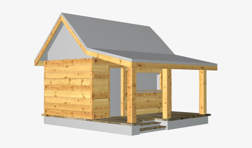Cabin Wood Done Angle 0b - Log Cabin, transparent png