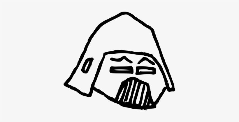 Anakin Skywalker Palpatine Stormtrooper Drawing Star - Darth Vader Cartoon Mask, transparent png