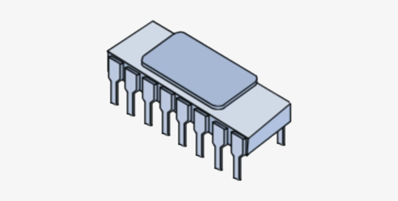 Intel Clipart Png - Microprocessor Intel 4004 Png, transparent png