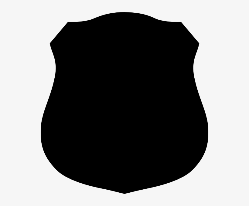 Police Shield Silhouette - Emblem, transparent png