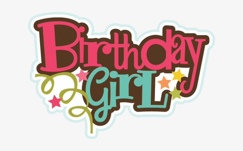 Vector Black And White Download Collection Of Clipart - Happy Birthday Girl Png, transparent png