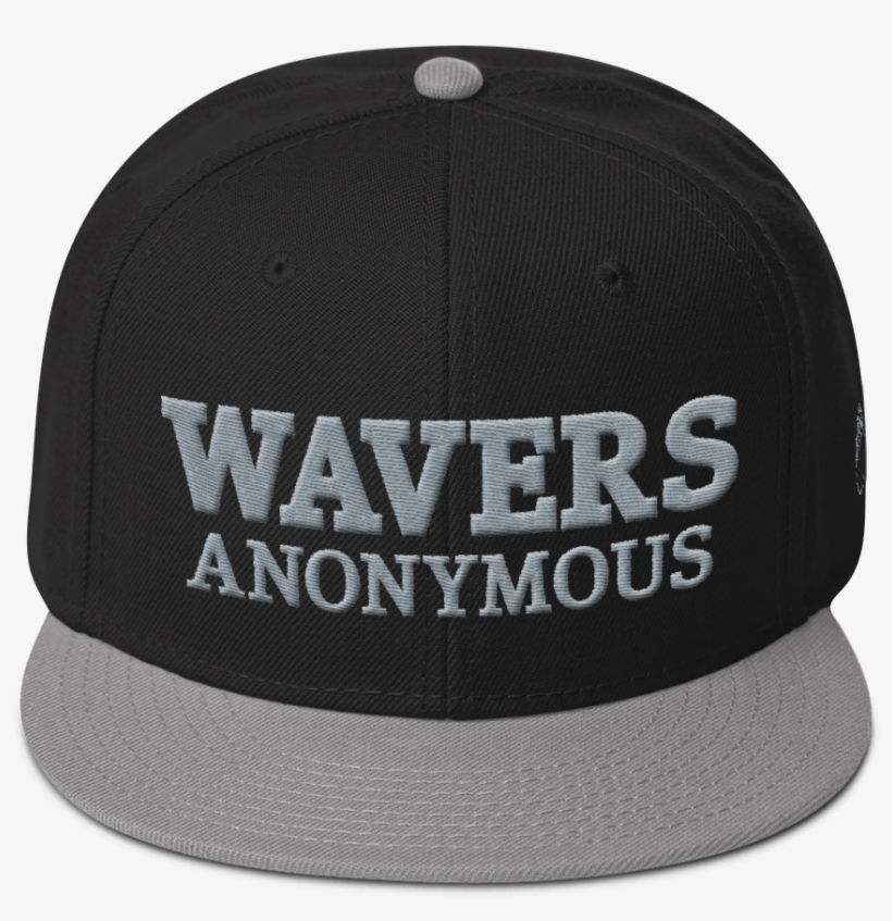 Image Of Black & Gray Wavers Anonymous Snapback With - Hat, transparent png