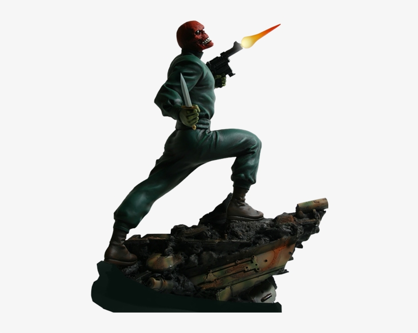 Bowen Marvel Red Skull Action Statue - Marvel Red Skull Statue, transparent png