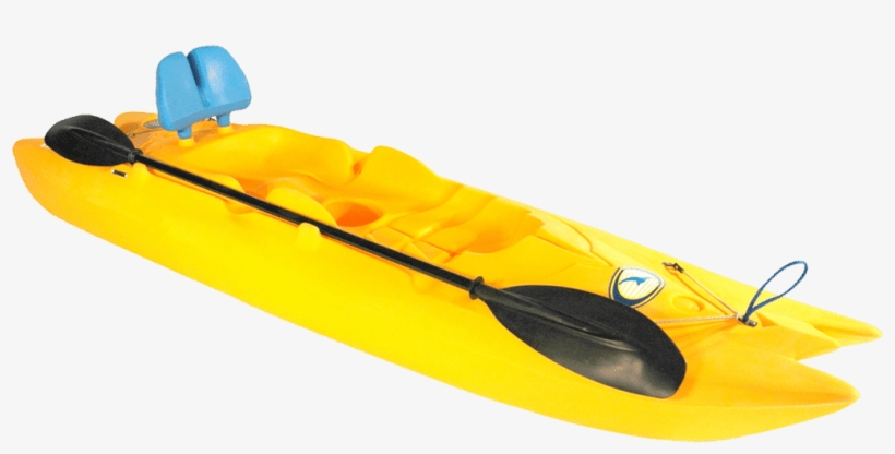Or This Interesting Narrow Double Hull Kayak Style - Boat, transparent png